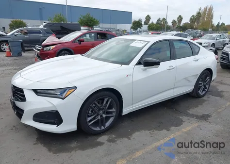 2025 Acura Tlx A-Spec Package z USA, uszkodzony, nr VIN 19UUB6F52SA002154
